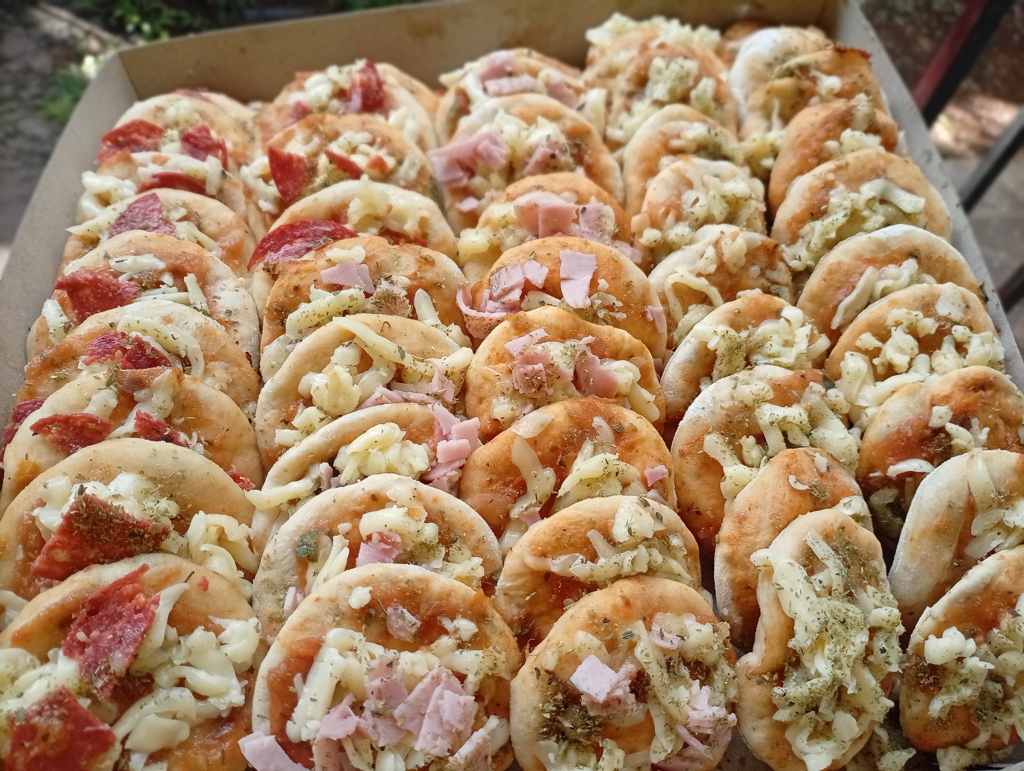 Pizzetas de cerca